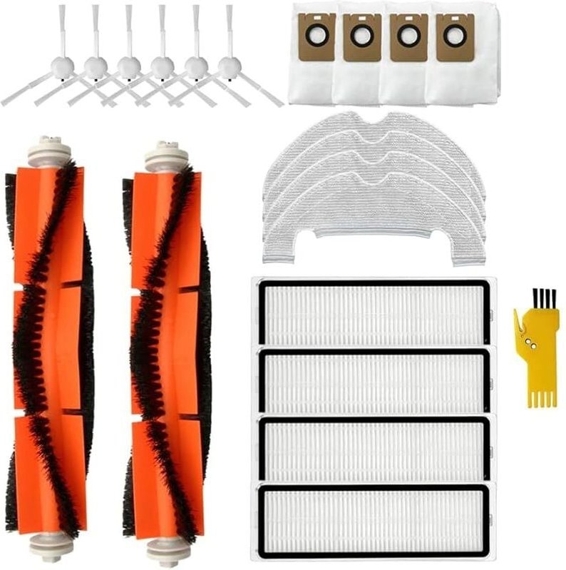 FOREHILL Ersatzzubehörset für Dreame Bot Z10 Pro D10 Plus L10 Plus Saugroboter, 20-teiliges Set (2 Hauptbürsten, 4 Filte...