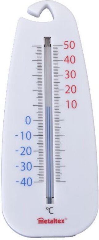 Thermometer 14 cm Weiß - Metaltex