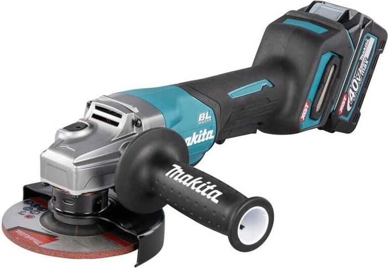Makita Akku-Winkelschleifer GA016GM201 XGT 40V max. + 2 x Akkus im MAKPAC Gr.4