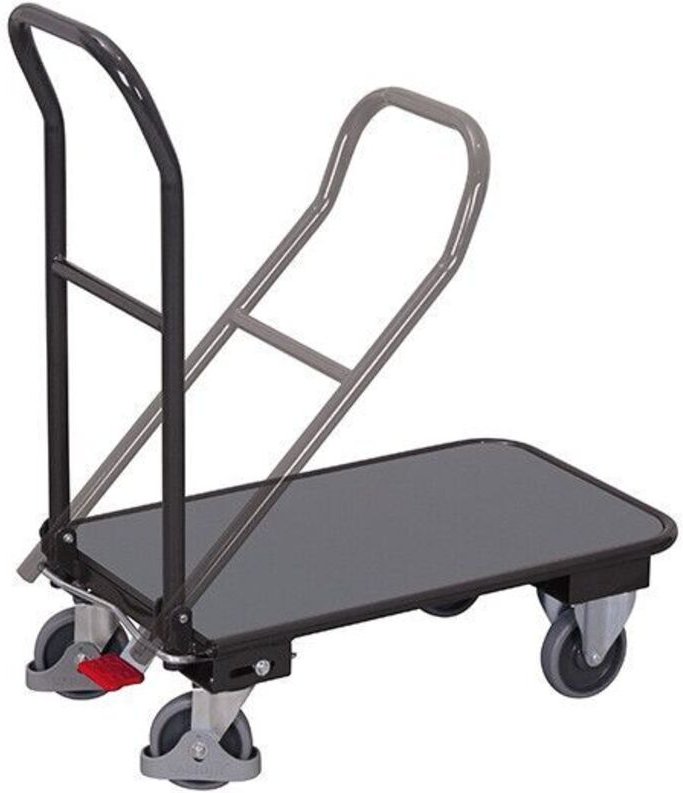 VARIOfit Klappbügelwagen 720x450mm mit 250kg Tragkraft Anthrazitgrau RAL 7016