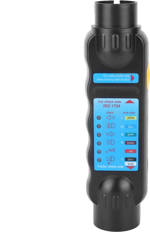 aqxreight Anhängerstecker-Tester, 12V 7-poliges Widerstandsmessgerät für LKW.