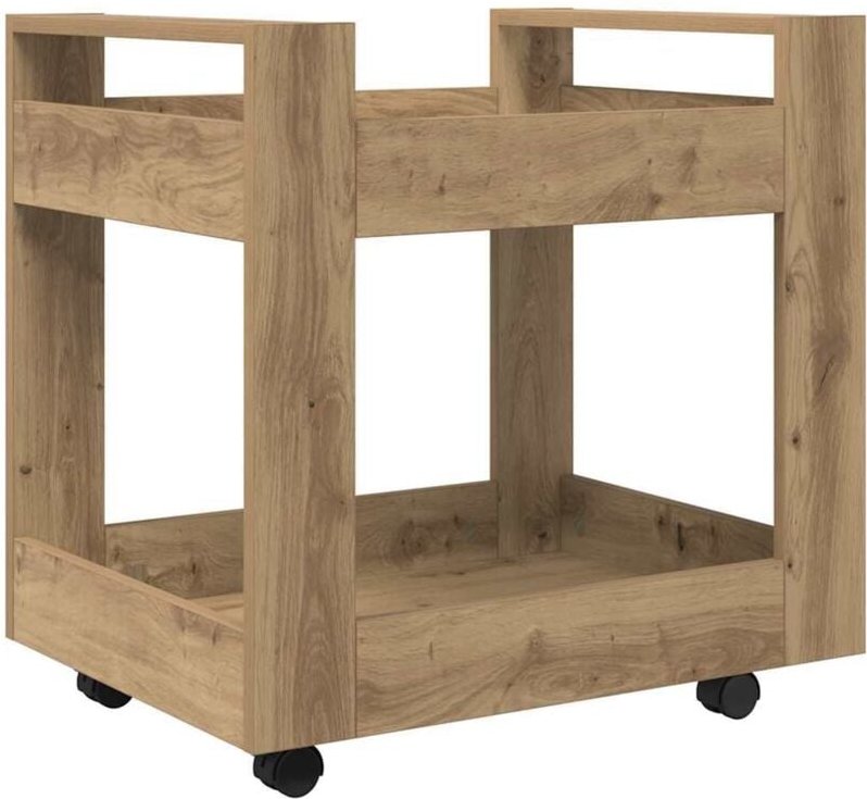 Schreibtischwagen Artisan-Eiche 60 x 45 x 60 cm Holzwerkstoff vidaXL