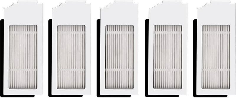 FOREHILL (5 Stück) Weiße N20 Plus HEPA-Filter, kompatibel mit ECOVACS DEEBOT N20 Plus/ N20 Pro Plus/ X1 Omni/ X1 Omni/ T...
