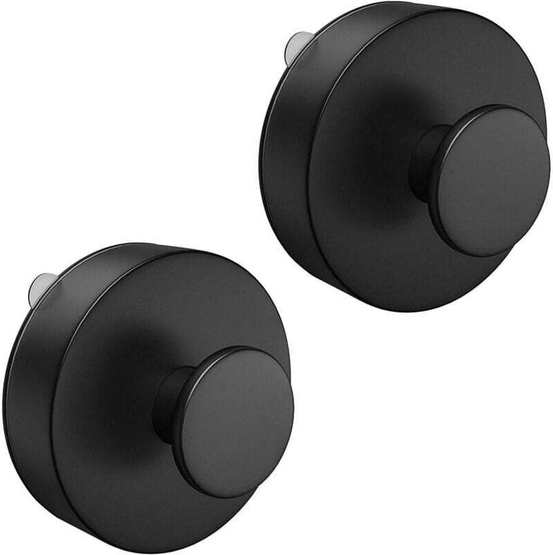 Ganci a ventosa, 2 ganci a ventosa da parete, ventosa da bagno impermeabile in ABS, gancio a ventosa da parete rimovibil...