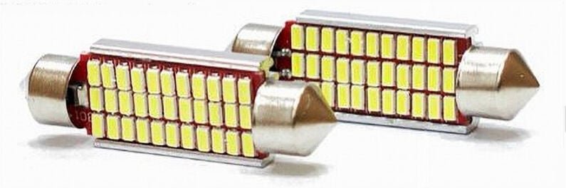 Maxtech - Trade Shop - 2 Paar Positionslampen SV8.5 canbus L-P053 12V 42MM 33LED 10W 6000K -