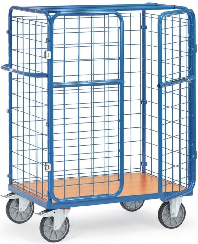 fetra Paketwagen, 730 x 1552 x 1169 mm (BxHxL), Ladefläche 1000 x 700 mm, mit Türen
