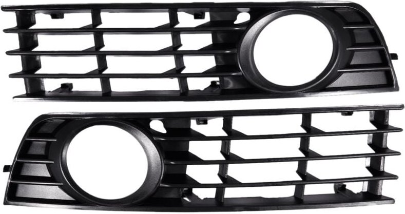Tlily - 1 paar Nebelscheinwerfer Kühlergrill Vorne Unten Links Rechts Gitter für A4 B6 Limousine 02-05