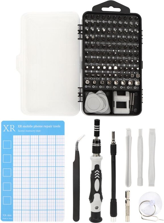 Präzisionsschraubendreher-Set, 119-in-1 Schraubendreher-Set CRV Schraubendreher-Bit-Set für Handy-Reparatur und Computer...