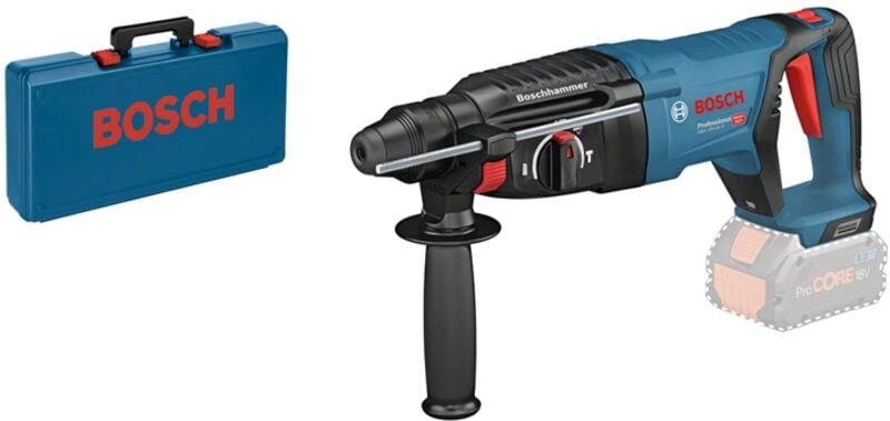 Bosch Akku-Bohrhammer gbh 18V-26D SDS-Plus ohne Akku + Lader im Handwerkerkoffer