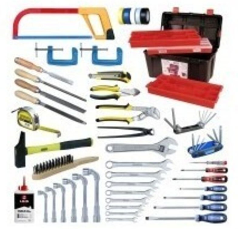 Werkzeugkasten pro + 56 Stücke - Outifrance