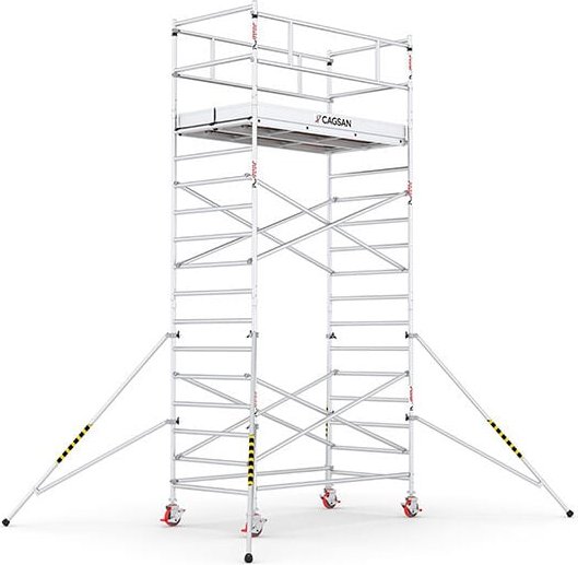 Matisère - Rollgerust - 1 Bühne - Max. Arbeitshöhe 6.40m - L6