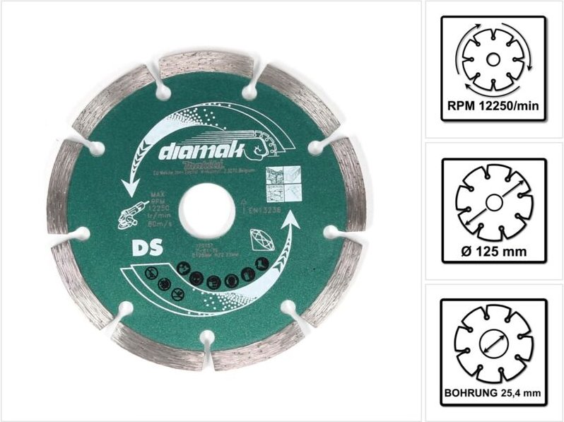 D-61139 Diamantsch. 125x22,23 diamak - Makita