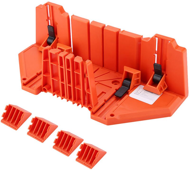 Kunststoff-Gehrungslade, Astsge, Holzschneiden, Handsge, Hardware-Werkzeug, 35,6 cm, mit Klemme