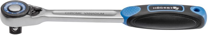 Handliche Umschaltratsche 1/4' Knarre Schnelllöser Steckschlüssel-Ratsche