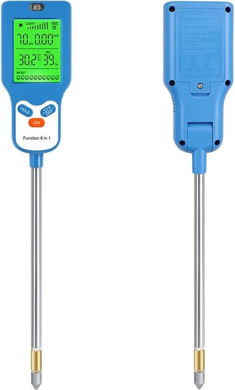Professionelles pH-Meter für Lebensmittel, pH-Tester mit Temperatursonde, Temperaturkompensation: 0,1℃ -60,0℃Für Wasserq...