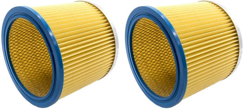 2x Trade-shop Lamellenfilter Filterpatrone Ersatz für liv Extra 2000, Metabo as 8000 asa 9001, Rowi 20 px 1.1, Simpa, St...