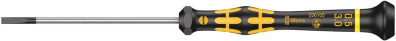 Elektronik- Schraubendreher esd Schlitz 3x0,5x80mm Wera