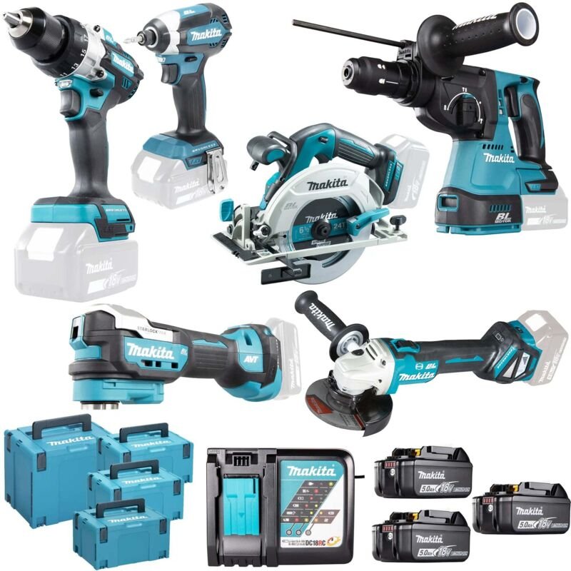 Kombi-Kit Makita DLX6126JX1 18 V 5 Ah