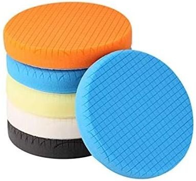 Polierpad, 5 Stück 150 mm Polierschwamm-Polierset für Auto-Polierpad/für ro/da Dual-Action-Polieren
