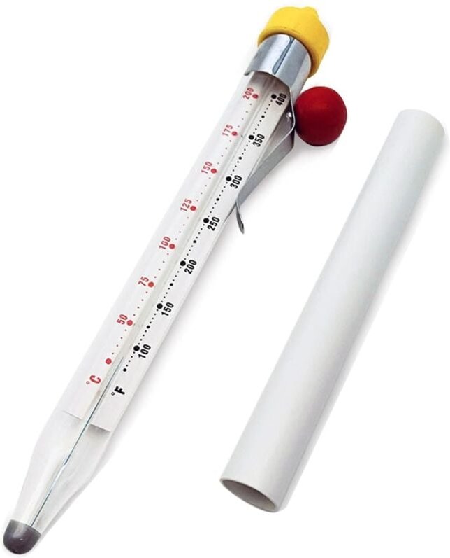 Aiperq - Süßigkeitenthermometer mit Glasclip, Lebensmittelthermometer mit sofortiger Anzeige, Küchenthermometer zum Koch...