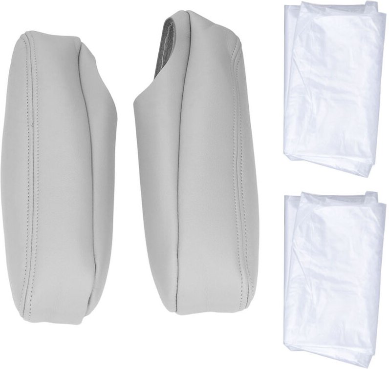 Wasserdichter Armlehnenbezug, leicht zu reinigen und zu tragen, Armlehnenbezug für den Vordersitz, Ersatz aus Kunstleder...