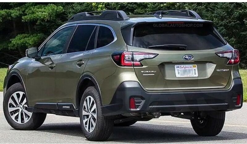 Subaru OUTBACK 2020+ CHROM-Heckklappenverkleidung