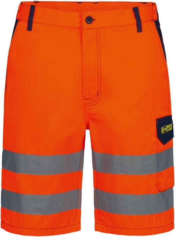 Gr .46 WALSRODE WARNSCHUTZ-SHORTS orange WALSRODE HIGH VISIBILITY SHORTS