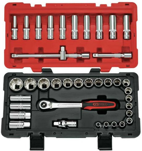 Steckschlüssel-Set und Zubehör KS TOOLS Ultimate - 39-teilig - 922.0640