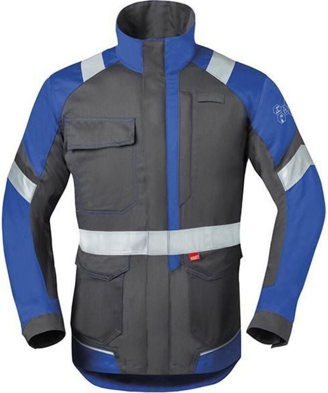 HAVEP Langjacke, 50285 Gr. 54, kohlengrau/blau