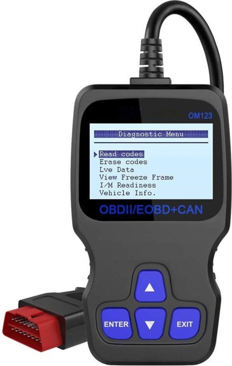 Trade Shop Traesio - Trade Shop - Universal-Diagnosescanner Auto Code Scan Reader OM123 obdii eobd + can -