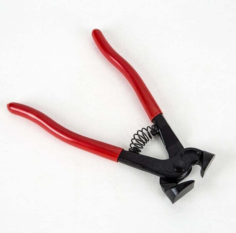 Fliesen- und Mosaikzange, 20 cm, aus geschmiedetem Stahl, mit Kunststoffgriffen, geeignet zum Schneiden von Mosaik- und ...