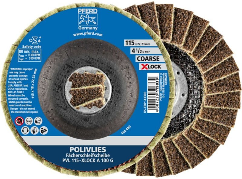 FP - Polivliesscheibe x-lock pvl a 115mm 100 grob Pferd