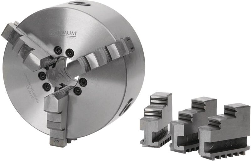Optimum OPTIMUM Dreibackendrehfutter zentrisch spannend Ø 200 mm Camlock DIN ISO 702-2 Nr. 6, 344276