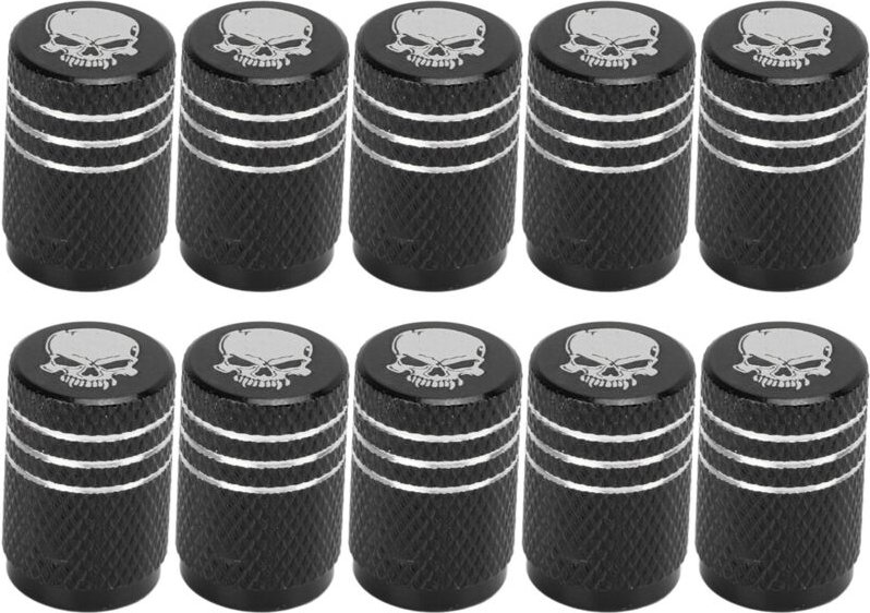 Cocoarm Skull Match Autoradventil Pink Ventilsatz (Schwarz).