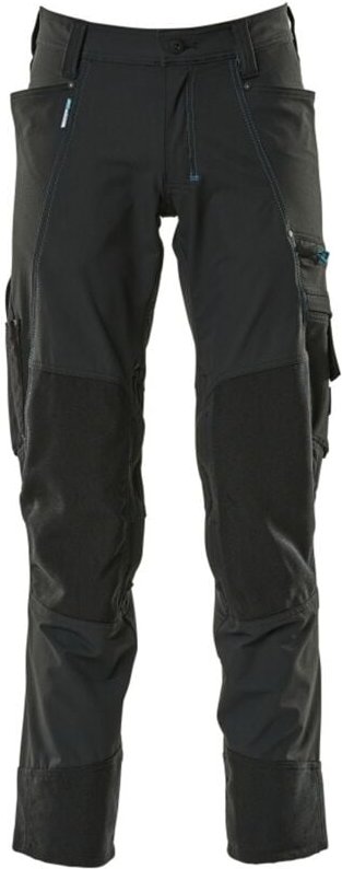Mascot - Bundhose advanced wasserabweisend mit Knietaschen 17179, Gr. 48 schwarz