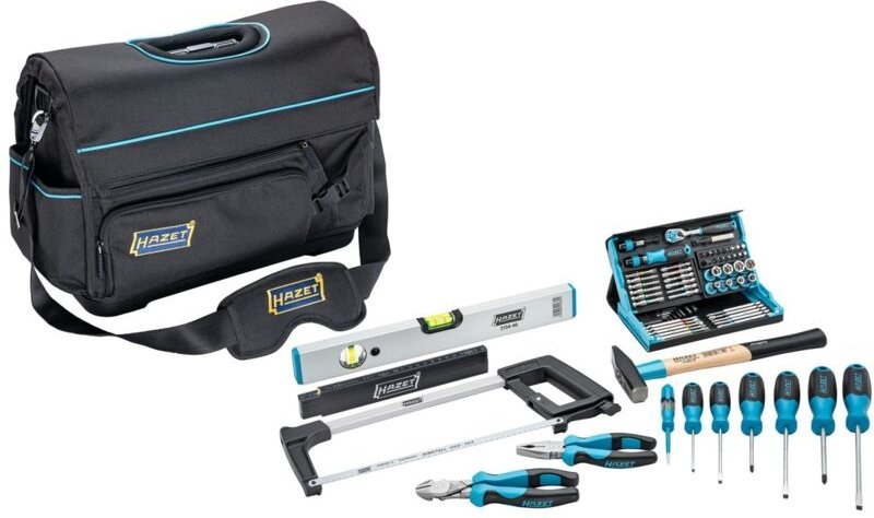 Hazet Universal Werkzeugtasche, groß, mit 73 Werkzeugen, 73-tlg.