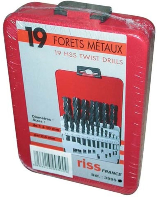 HSS-Laminierte Fräser Set 19-tlg. - Riss