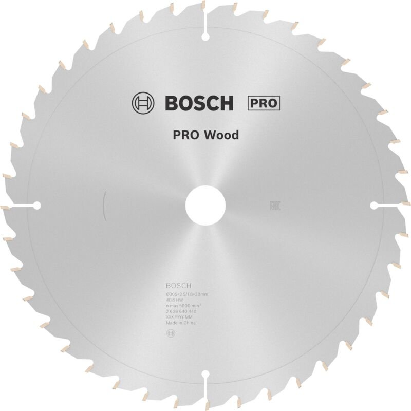 Thumbnail - Pro Holz KSB,305x2.5x30mm,T40 - 2608640440 - Bosch