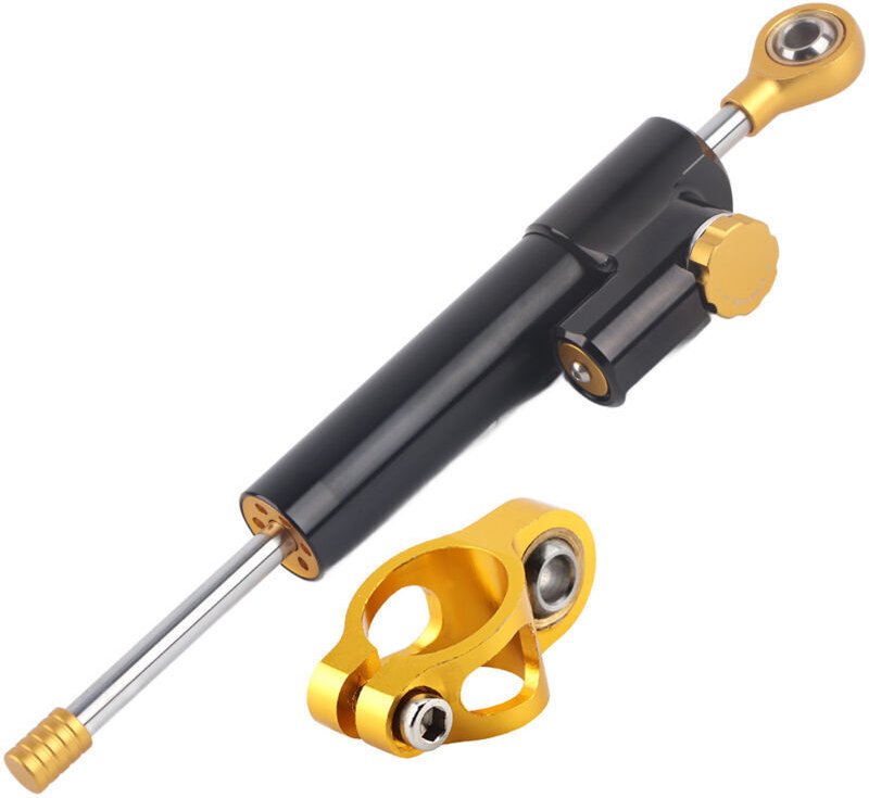 Universeller Motorradlenker aus Aluminiumlegierung, Lenkungsdämpfer-Stabilisator, Hochleistungs-Sicherheitskontrolle für...