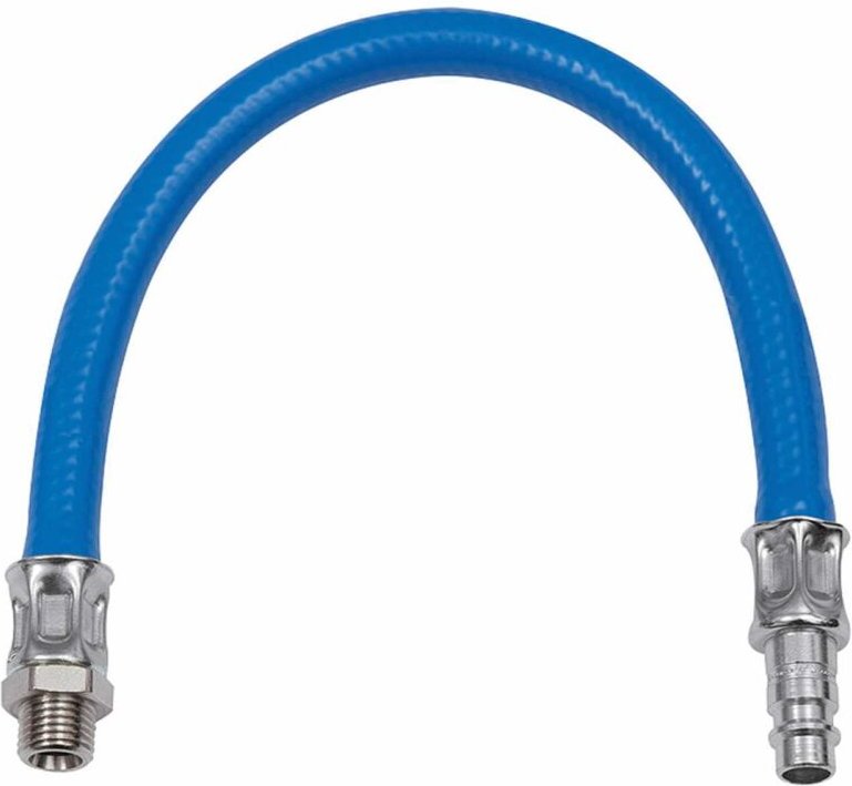 Vibrationsdämpfer mit 300 mm PVC-Schlauch, Nippel nw 19, g 1 ag - Riegler