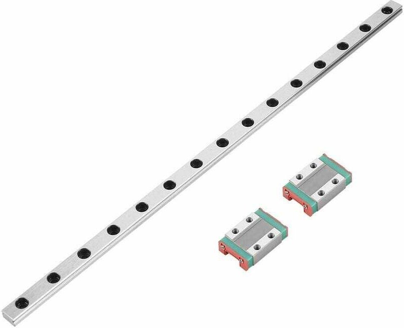 Linearführungsschiene 300 mm MGN9B Linearführungsschiene 9 mm Breite Professionelle Linearbewegungsschiene mit 2 Schiene...