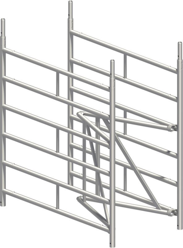 Layher Zifa Grundgerüst ohne Rollen Standleiter 1,50m Breit