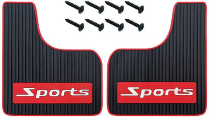 2 Stück Auto Schmutzfänger Universal Gummi Schmutzfänger Weicher Crash-Freier Vorder- und Hinterrad Schmutzfänger Spritz...