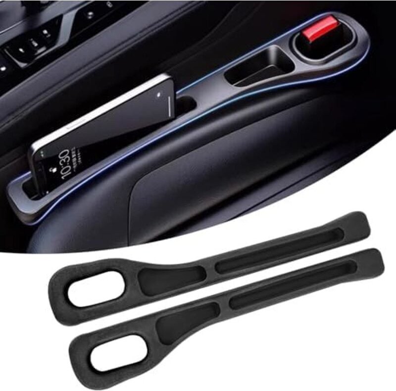 40 x 7 x 3,2 cm, 2 Stück, Aufbewahrungsbox für Autositzlücken, Aufbewahrungsbox für Vordersitze, Sitzlücken-Organizer, A...