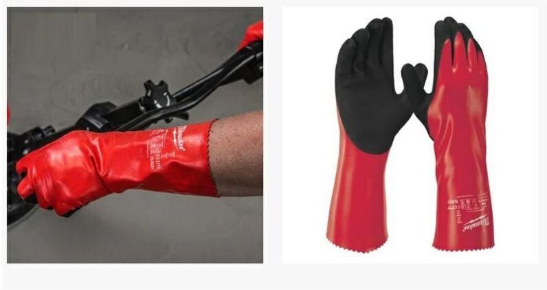 Chemikalienbeständige Handschuhe von Milwaukee, Größe M/8