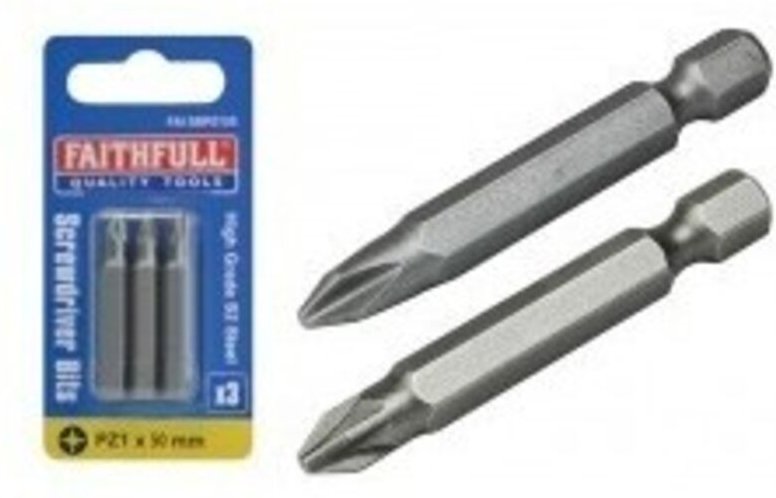 Lange Schraubendreherköpfe 3 Stück Typ: pH 2 Länge: 50 mm