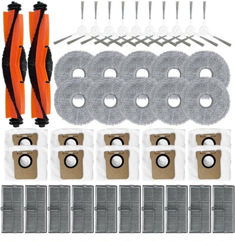 Roboterstaubsaugerteile Hauptseitenbürste Hepa-Filter Wischtuch Staubbeutel