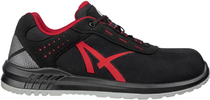 Albatros - Sicherheitsschuh grid low Gr.44 W.11 schwarz/rot S3 src en iso 20345:2011