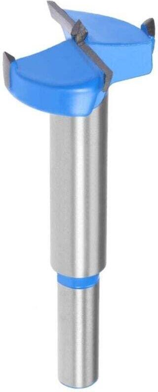 Foret Scie Cloche 28 Mm Carbure Tungstène Perçage Bois Trous Charnière Bleu Gris