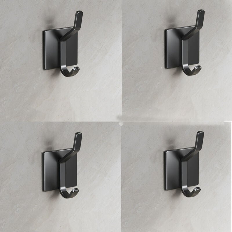 Linghhang - Wandhaken zum Kleben, Handtuchhalter Bad, Handtuchhalter Küche, Garderobe zum Kleben, Wandmontage ohne Bohre...